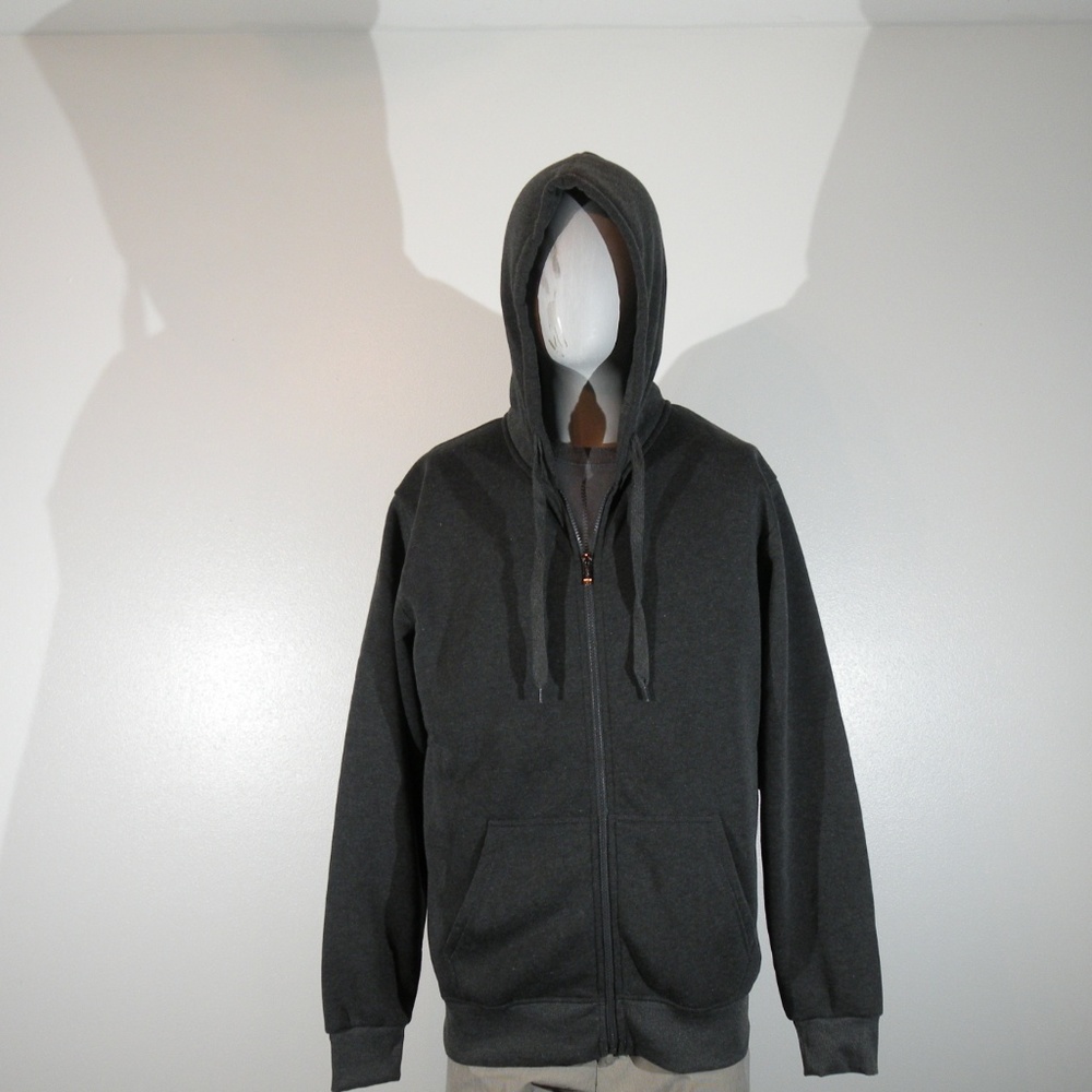 North Pole Black Zip up Hoodie Sweatshirt - M